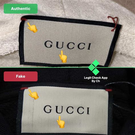 fake gucci vs real shirt|gucci hoodie real or fake.